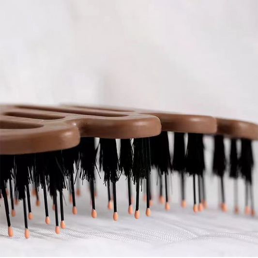 🪮Φυσική βούρτσα μαλλιών για απαλό μασάζ στο τριχωτό της κεφαλής για όγκο