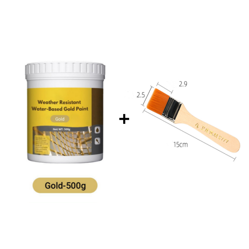 💛Αδιάβροχη βαφή χρυσού με βάση το νερό