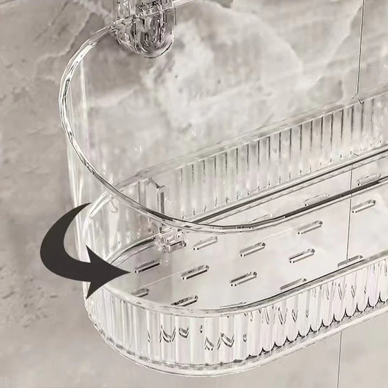 （🔥Αγοράστε 1, πάρτε 1 δωρεάν🔥）Επαναστατικός οργανωτής τοίχου με βεντούζα – Τέλεια τάξη στην κουζίνα και το μπάνιο!