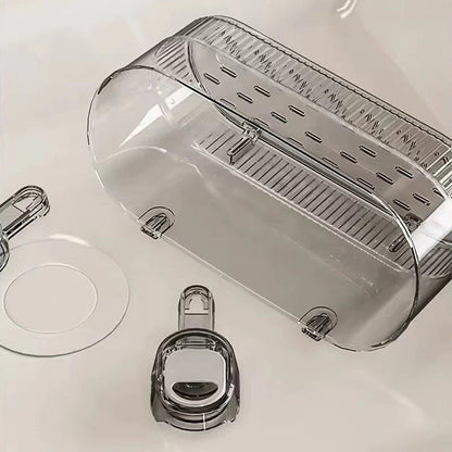 （🔥Αγοράστε 1, πάρτε 1 δωρεάν🔥）Επαναστατικός οργανωτής τοίχου με βεντούζα – Τέλεια τάξη στην κουζίνα και το μπάνιο!