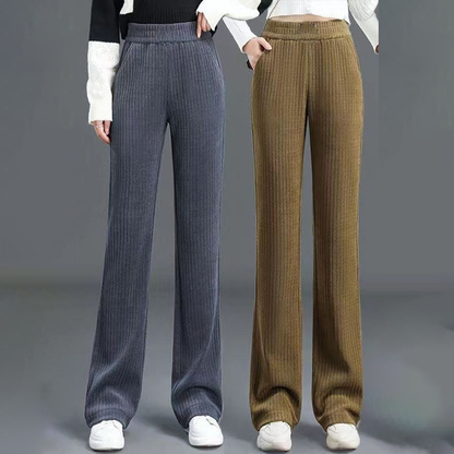 👖Χειμερινό ψηλόμεσο παντελόνι με ίσιο πόδι