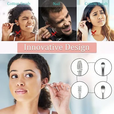 Γερμανικό επαγγελματικό σετ αφαίρεσης κυψελίδας από τιτάνιο και χάλυβα - Σετ έξι τεμαχίων