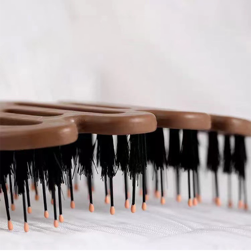 🪮Φυσική βούρτσα μαλλιών για απαλό μασάζ στο τριχωτό της κεφαλής για όγκο