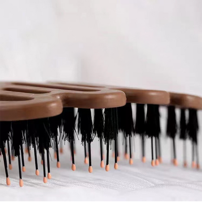 🪮Φυσική βούρτσα μαλλιών για απαλό μασάζ στο τριχωτό της κεφαλής για όγκο