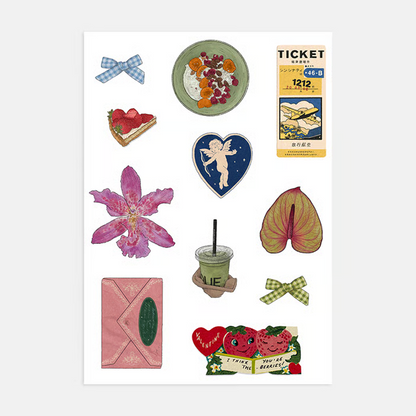 Βιβλίο Αυτοκόλλητων Αισθητικής Κοριτσίστικης Ηλικίας