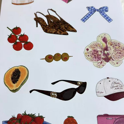 Βιβλίο Αυτοκόλλητων Αισθητικής Κοριτσίστικης Ηλικίας