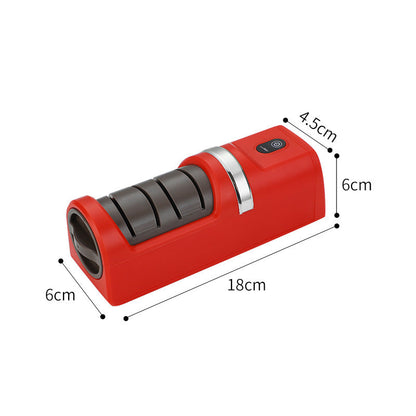 🔪 Αντιμετωπίζετε προβλήματα με θαμπά μαχαίρια που κάνουν κάθε κοπή μια απογοητευτική εμπειρία;-Ηλεκτρική ακονίστρια μαχαιριών