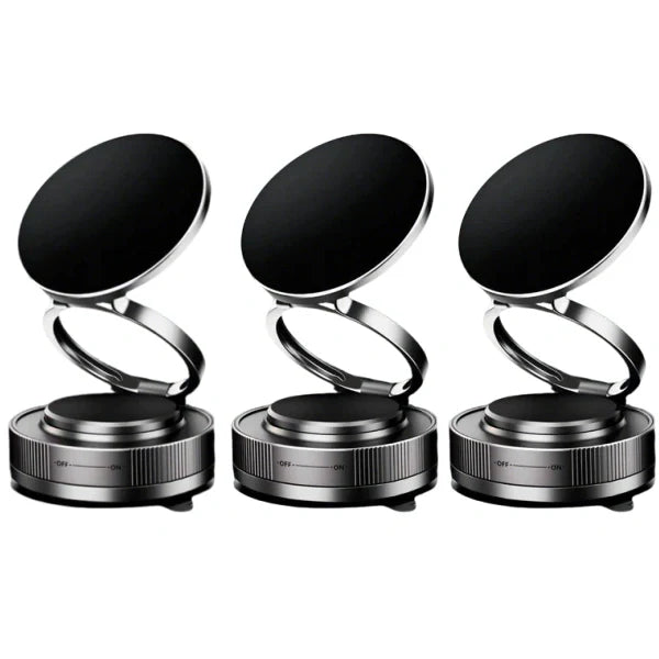 🔥 🔄360° Ρυθμιζόμενη μαγνητική βάση κενού για τηλέφωνο 📱🚗