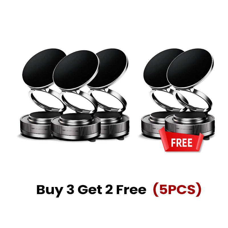 🔥 🔄360° Ρυθμιζόμενη μαγνητική βάση κενού για τηλέφωνο 📱🚗