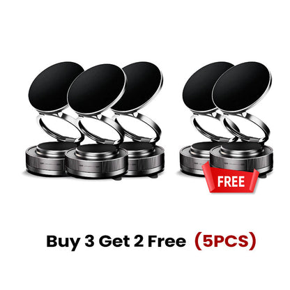 🔥 🔄360° Ρυθμιζόμενη μαγνητική βάση κενού για τηλέφωνο 📱🚗