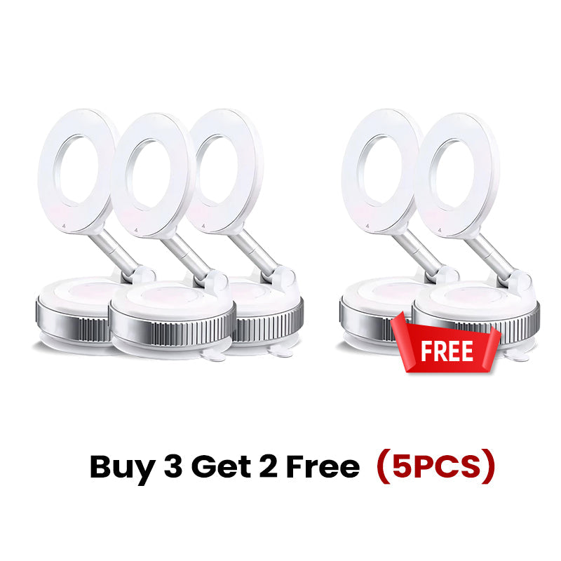 🔥 🔄360° Ρυθμιζόμενη μαγνητική βάση κενού για τηλέφωνο 📱🚗