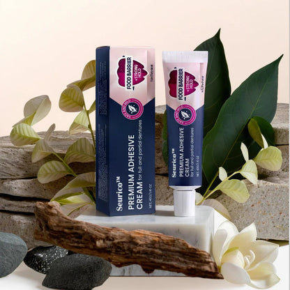 （🔥Αγοράστε 1 και πάρτε 1 δωρεάν🔥）Θερμοπλαστική κόλλα οδοντοστοιχιών AdhereDent, μόνιμη συγκράτηση οδοντοστοιχιών