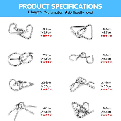 Σετ παιχνιδιών 8 τεμαχίων για το σπάσιμο των δαχτυλιδιών