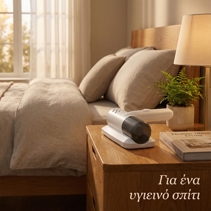 Ασύρματη ηλεκτρική σκούπα UV – Εξαλείφει τα βακτήρια και τα ακάρεα της σκόνης