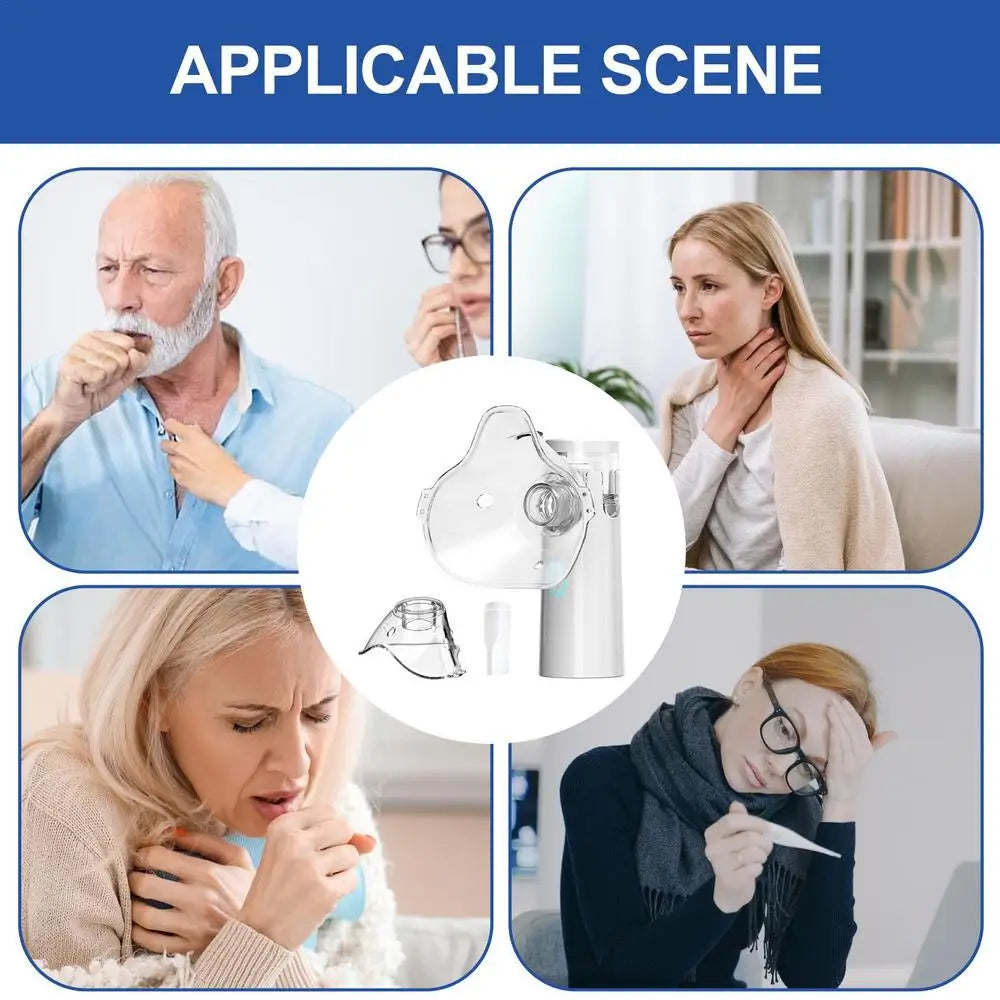 🌬️ Φορητός νεφελοποιητής αναπνοής 💨✨ Αναπνεύστε πιο ελεύθερα, όποτε και όπου χρειαστείτε. ❤️