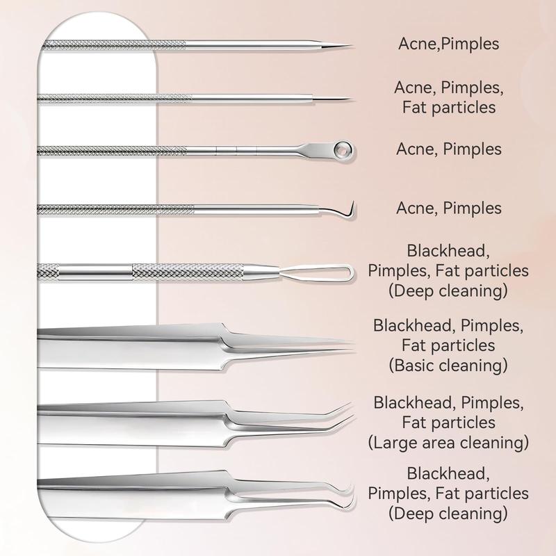 Σετ καθαρισμού προσώπου από γερμανικό κράμα τιτανίου ✨ ανοξείδωτο ατσάλι