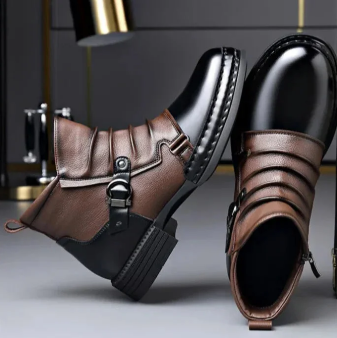 【✨Δωρεάν αποστολή】Ανδρικά μπότες από φυσικό δέρμα