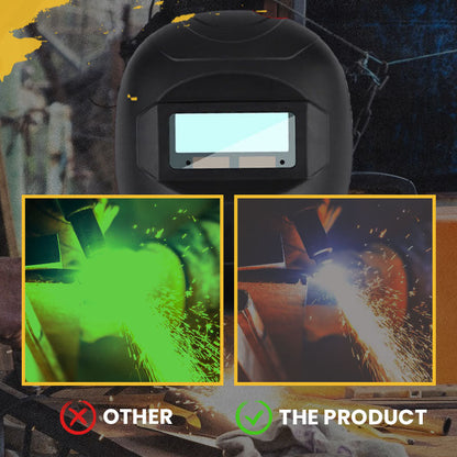 Ελαφριά ανθεκτική μάσκα συγκόλλησης 2 σε 1 και γυαλιά ασφαλείας