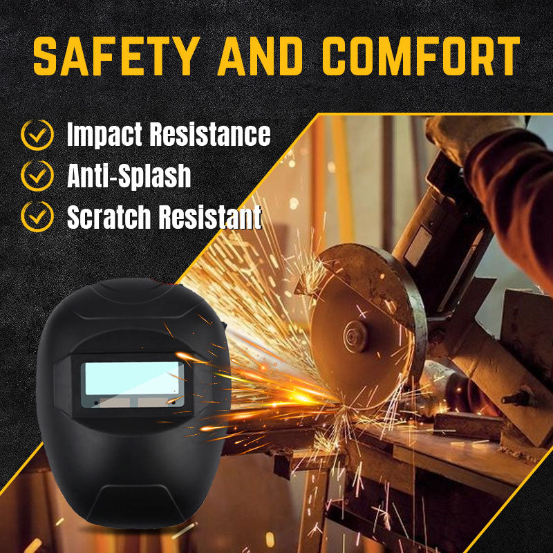 Ελαφριά ανθεκτική μάσκα συγκόλλησης 2 σε 1 και γυαλιά ασφαλείας