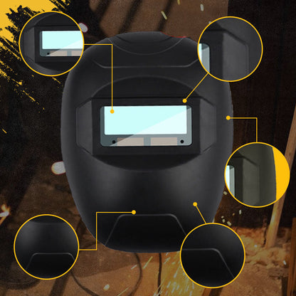 Ελαφριά ανθεκτική μάσκα συγκόλλησης 2 σε 1 και γυαλιά ασφαλείας