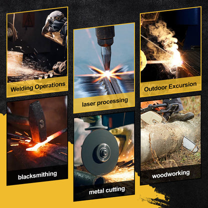 Ελαφριά ανθεκτική μάσκα συγκόλλησης 2 σε 1 και γυαλιά ασφαλείας