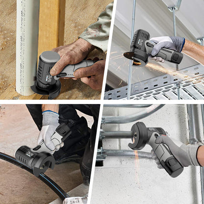 Μίνι γωνιακός τροχός 12V με δίσκο κοπής