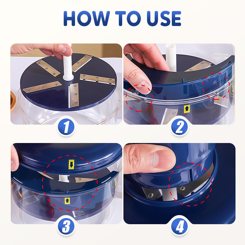 【🎁 Δωρεάν αποστολή】Φορητός αυτόματος ηλεκτρικός αποφλοιωτής φρούτων