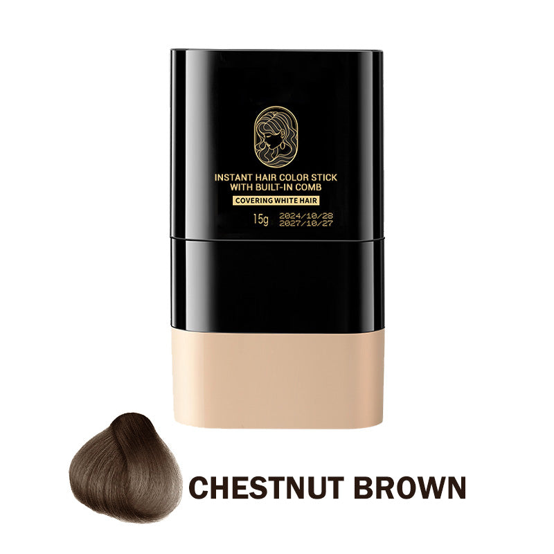 Στικ στιγμιαίας βαφής μαλλιών με ενσωματωμένη χτένα