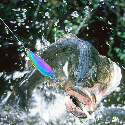 🎣Καινοτόμος σχεδιασμός - μεταλλική προπέλα μύγα ψεύτικο δόλωμα γάντζο💪