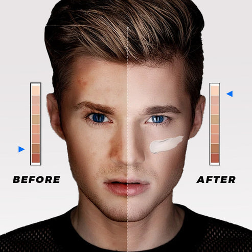 （🔥Αγοράστε 1 και πάρτε 1 δωρεάν🔥）Κρεμώδης πούδρα για άνδρες - καλύπτει, ενυδατώνει και φωτίζει