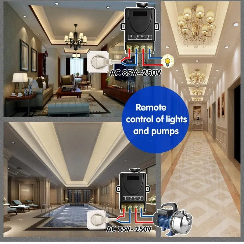 🏡 Σετ ασύρματου τηλεχειριστηρίου και δέκτη 📡💡