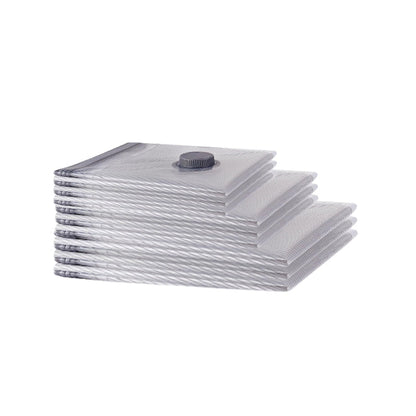 ✨📦 Σακούλες αποθήκευσης κενού αέρα — εξοικονομήστε 80% χώρο για τα πράγματά σας! 👕✨