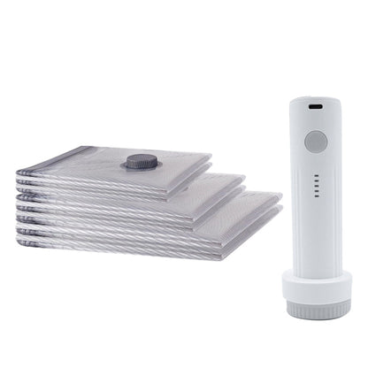 ✨📦 Σακούλες αποθήκευσης κενού αέρα — εξοικονομήστε 80% χώρο για τα πράγματά σας! 👕✨