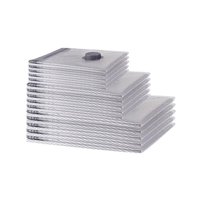 ✨📦 Σακούλες αποθήκευσης κενού αέρα — εξοικονομήστε 80% χώρο για τα πράγματά σας! 👕✨