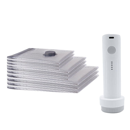 ✨📦 Σακούλες αποθήκευσης κενού αέρα — εξοικονομήστε 80% χώρο για τα πράγματά σας! 👕✨