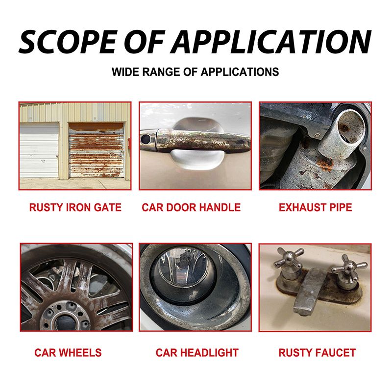 Πολυχρηστικό μέταλλο για την αφαίρεση και μετατροπή της σκουριάς από αυτοκίνητα