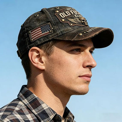 ⏳Περιορισμένος χρόνος 50% Έκπτωση⏰ Vintage Κεντημένο Καπάκι🧢+🎁Δωρεάν θερμαινόμενη μάσκα