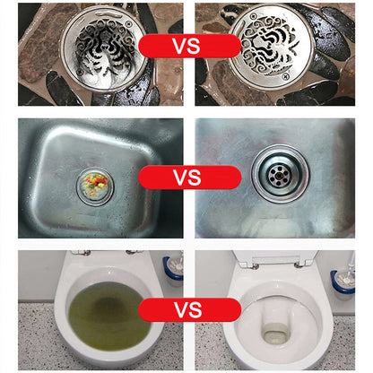 💪 Ισχυρό καθαριστικό αποχετεύσεων – Απόφραξη; Δυσάρεστη οσμή; Εξαφανίζεται σε ένα λεπτό! 🌿