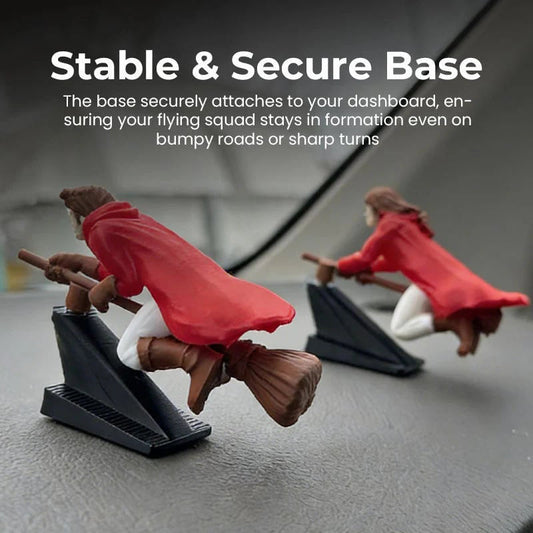 🧹Μαγικό διακοσμητικό για το ταμπλό του αυτοκινήτου σε σχήμα σκούπας