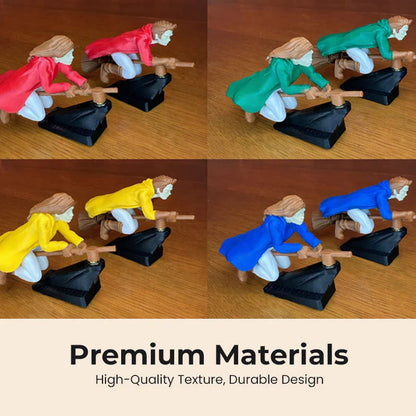 🧹Μαγικό διακοσμητικό για το ταμπλό του αυτοκινήτου σε σχήμα σκούπας