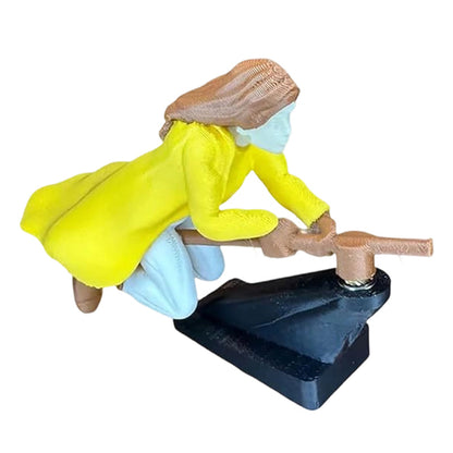 🧹Μαγικό διακοσμητικό για το ταμπλό του αυτοκινήτου σε σχήμα σκούπας